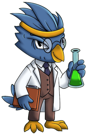 Bird Professor explaining how to buy OnlyUp