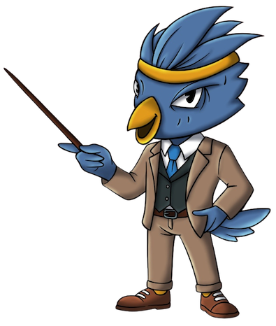 Bird Teacher explaining how to sell OnlyUp